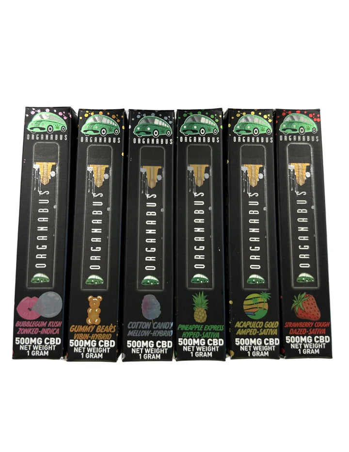 Organabus CBD Vapes 500mg CBD - 1g - Xodos Pro