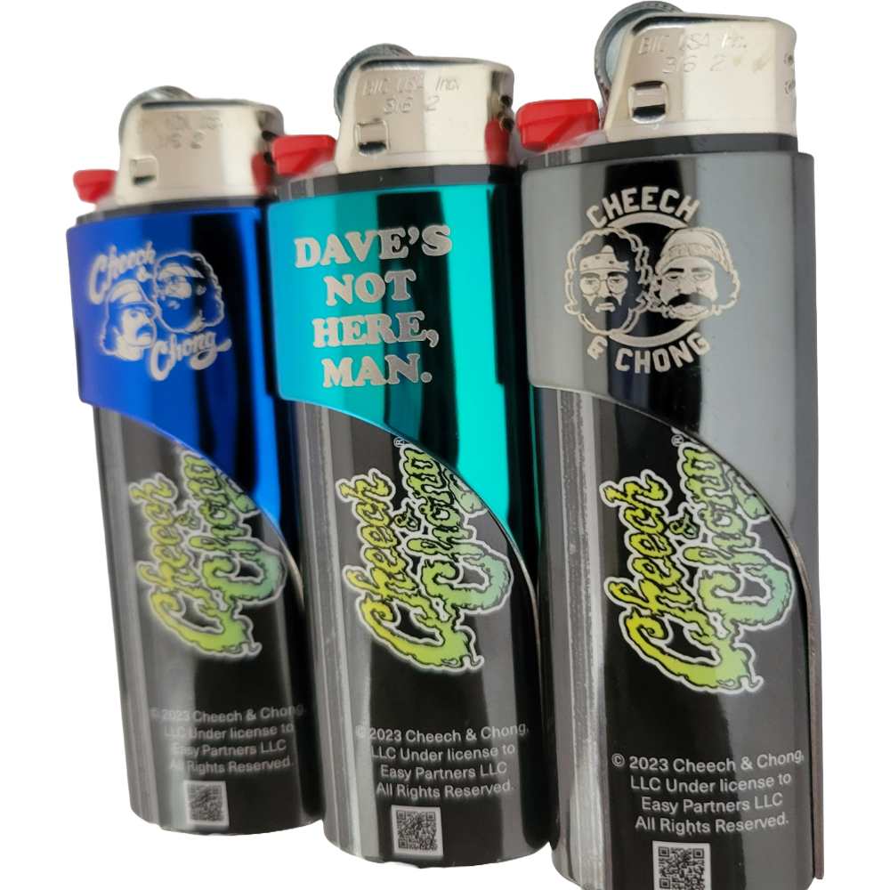 Cheech & Chong Kasher & Lighter Combo