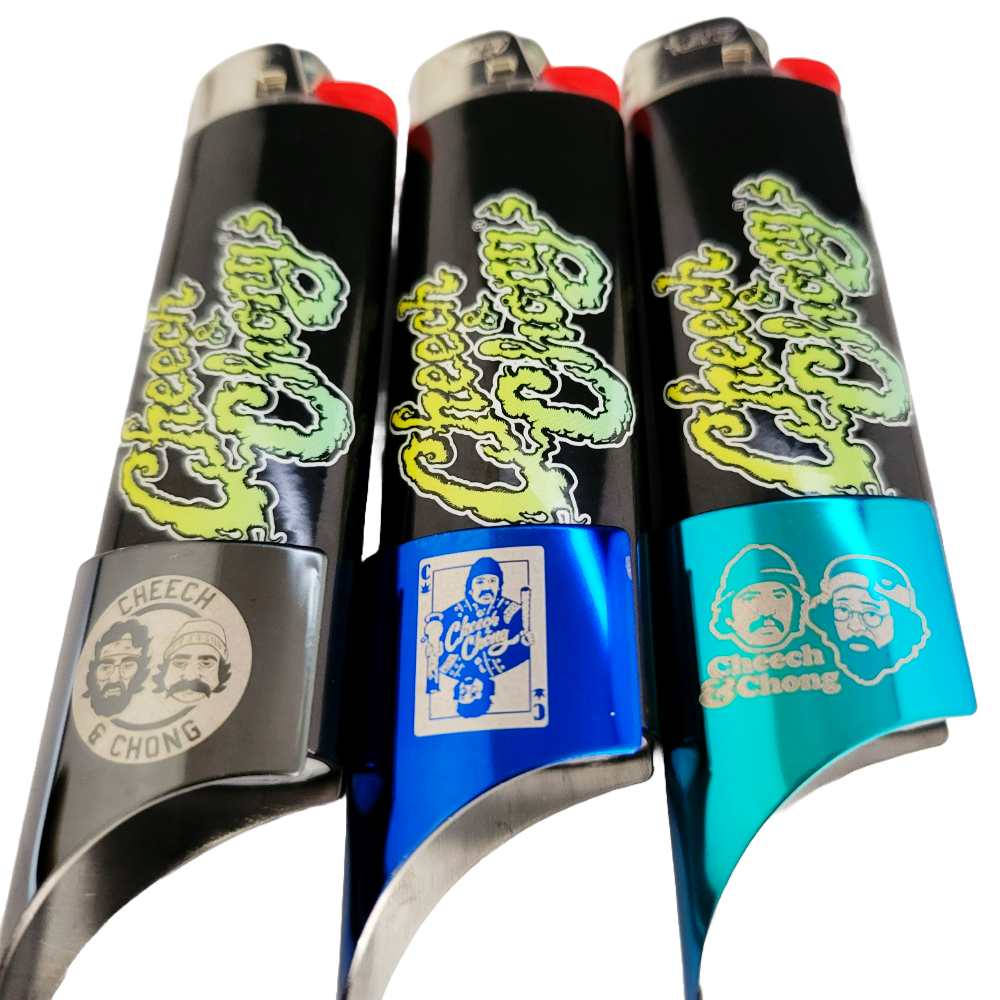 Cheech & Chong Kasher & Lighter Combo