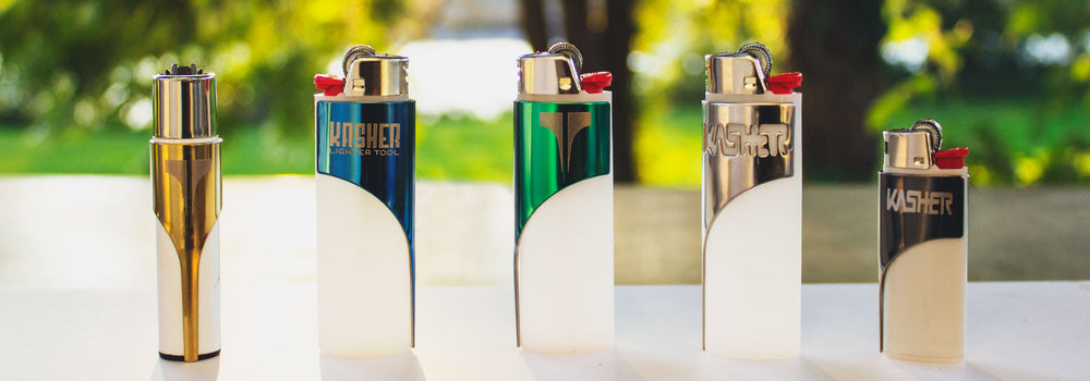 Kasher METALLIC • Metal Clipper Lighter Attachment Tool – MyKasher