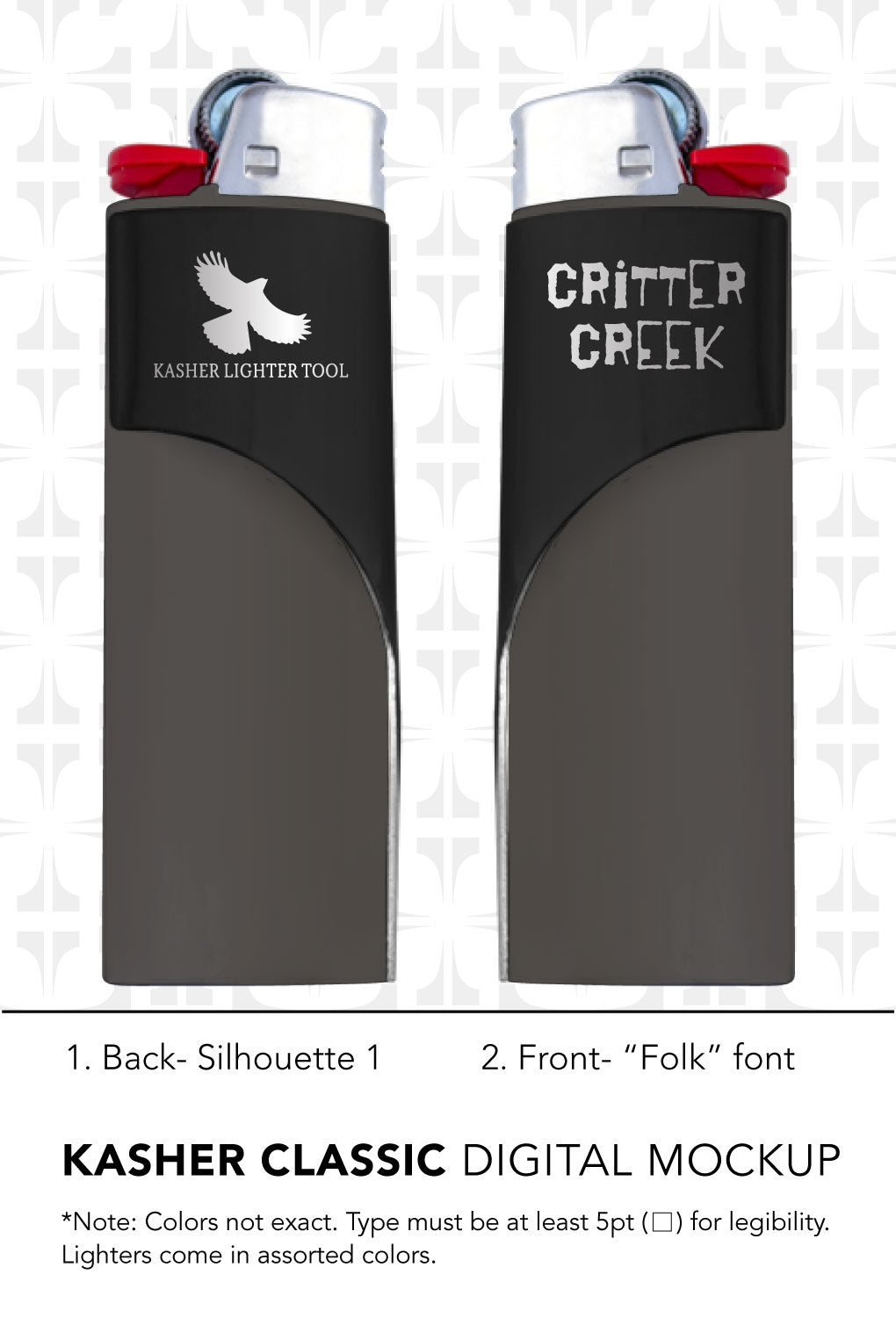 CUSTOM Kasher® Lighter Tools