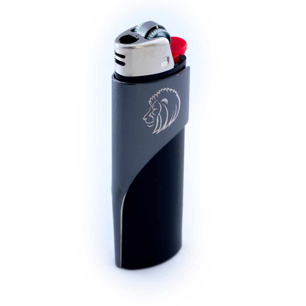 Metal Lighter Case for BIC Lighters, Lighter Protector and Bottle Opener -  Roses